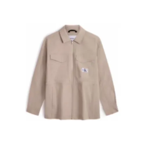 Calvin Klein Куртки и Пальто Женские Молочный Кофейный