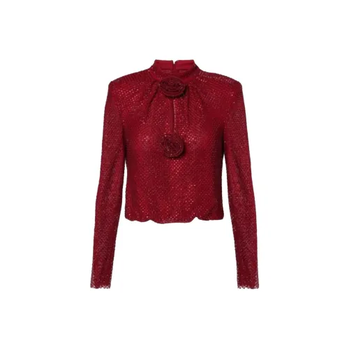 Self Portrait Shirt Women's Red