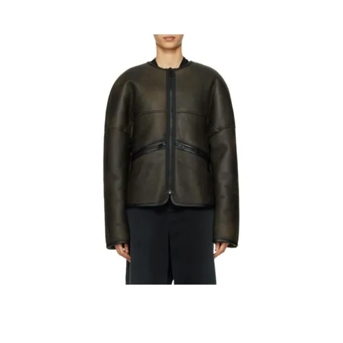 032c Куртки Пальто Женские Черный