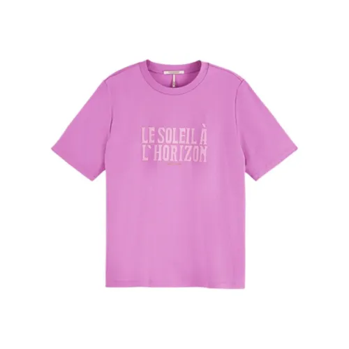 Scotch Soda T-Shirt Женская Георгин Цвет