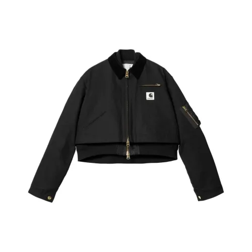 sacai X Carhartt WIP FW23 Co Branded SERIES Черные Женские Куртки