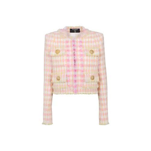 BALMAIN SS24 Куртки Пальто Женские Многоцветные