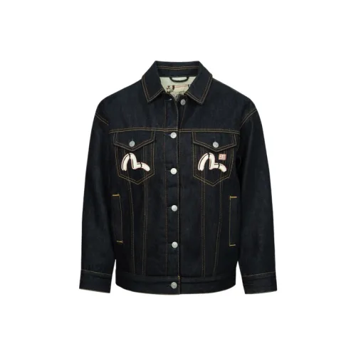 EVISU Джинсовый синий Женские Куртки