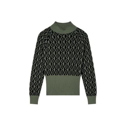 DKNY Трикотаж Женский Оливково-Зеленый