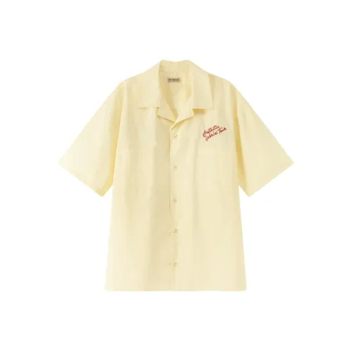 NO ONE ELSE Желтая унисекс рубашка