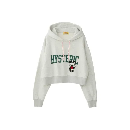 HYSTERIC GLAMOUR Толстовка Женская Серого цвета