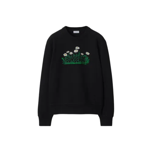 Burberry FW24 Свитшот Женский Черный