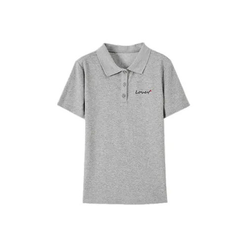 Mo Han Yi Mei T Рубашка Женская Светло-Серый