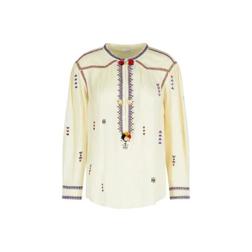 ISABEL MARANT ETOILE Рубашка Женская Бежевая