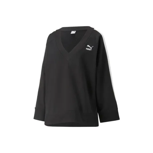 PUMA Черные Женские Толстовки