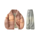 Розовые + Желтые грязные джинсы