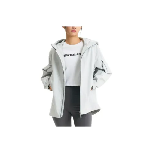 New Balance UNI GORE TEX WINDSTOPPER 2l Мягкая оболочка Куртка Куртки Пальто Женские Серый