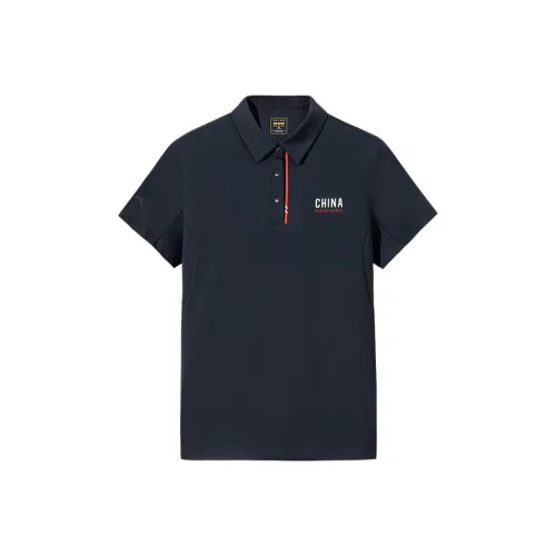 ANTA Variety Тренировки Коллекция Поло Женские Полночный синий