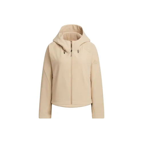 Adidas Куртки и Пальто Женские Теплый Песочный