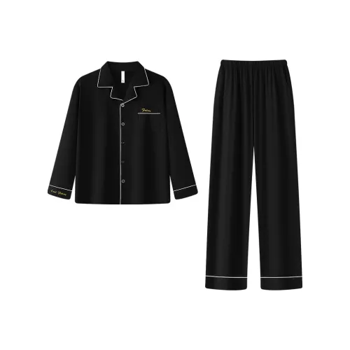 Gongdie Черный мужской комплект пижам