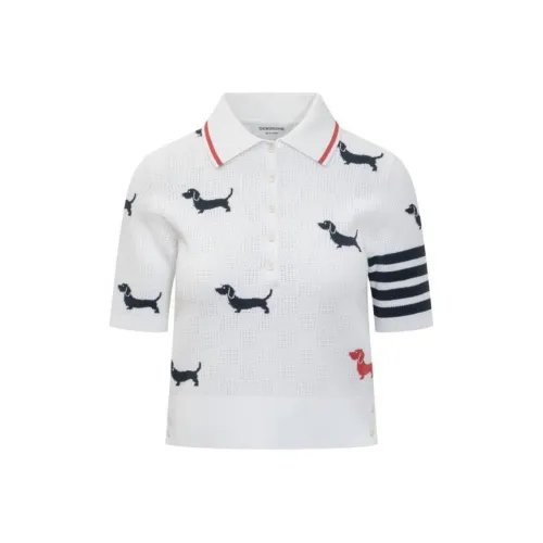 THOM BROWNE Белое Женское Поло