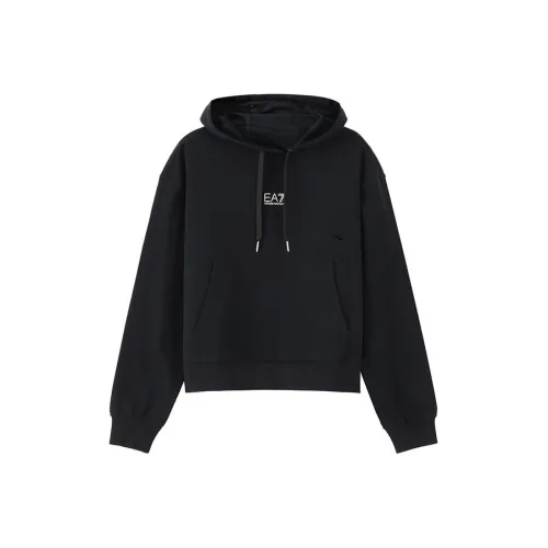 EMPORIO ARMANI EA7 FW23 Свитшот Женский Черный