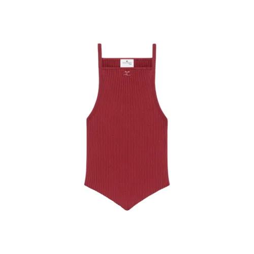 COURREGES Grenat/Гранат Красный Женский Топ