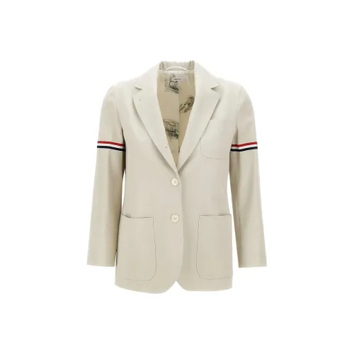 THOM BROWNE· THOM BROWNE FW23 Early Autumn Collection Куртка Женская Экрю