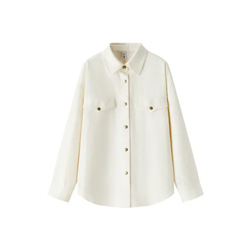 SEM/R Натуральный белый 10101 Женские рубашки