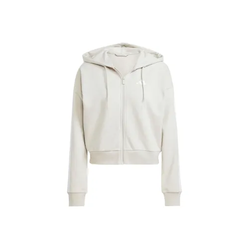 Adidas W 3S FT FZ HD Куртка Женские Miracle Боксит Коричневый Белый