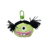 Забавная маленькая подвеска "Девушка" — черная косичка