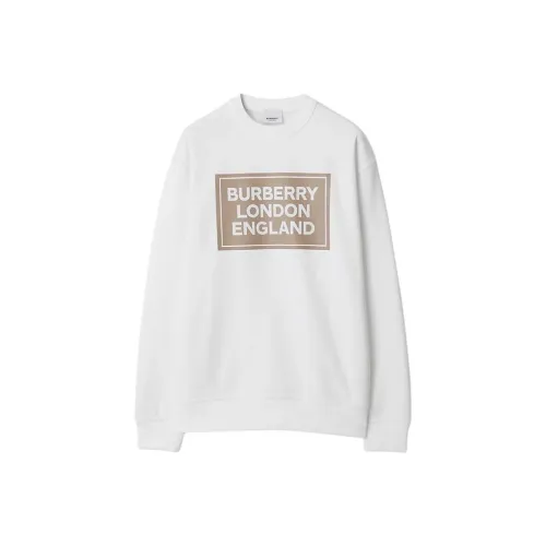 Burberry SS24 Свитшот Женский Белый