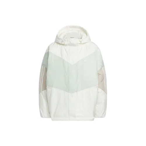 Adidas Originals Clover Series Outfit Пуховик Женские Нефритовый Белый
