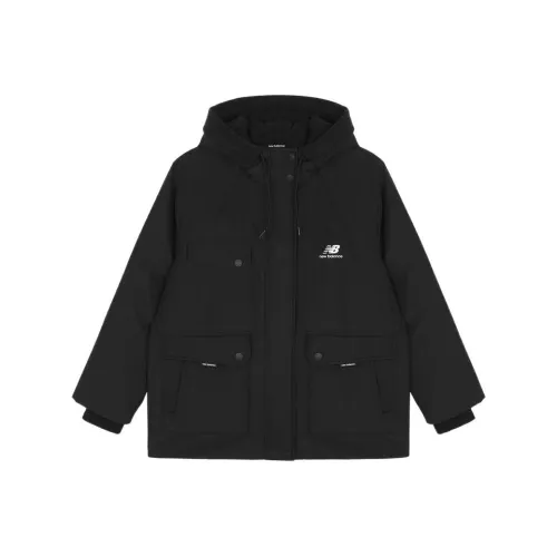 New Balance совместный бренд Пуховик Женские Черный
