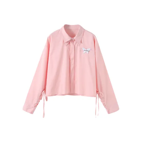 ANDN Розовые Женские Рубашки