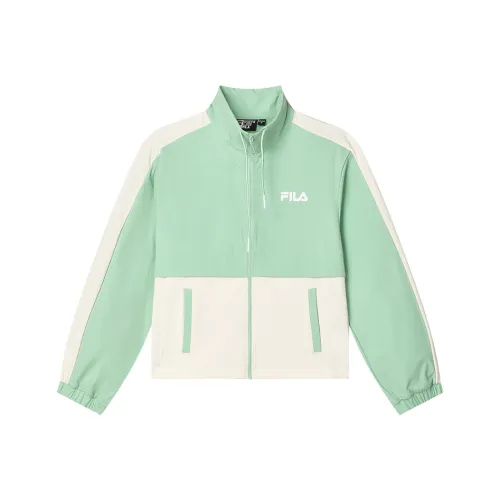 FILA Бирюзовый Дымчато-зеленый Женские Куртки