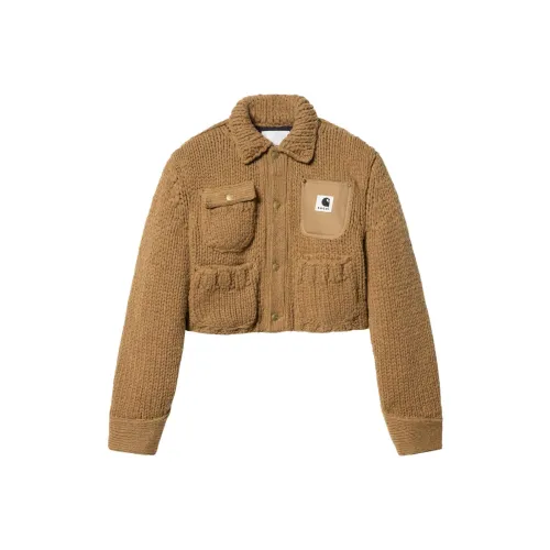 sacai X Carhartt WIP FW23 Co Branded SERIES Светло-янтарный Женские Куртки