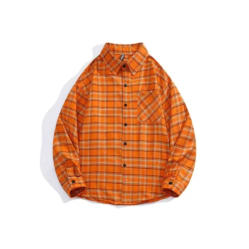 PLAY BUSH Апельсиновые Женские Рубашки