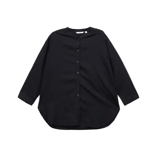 UNIQLO Черные Женские Рубашки