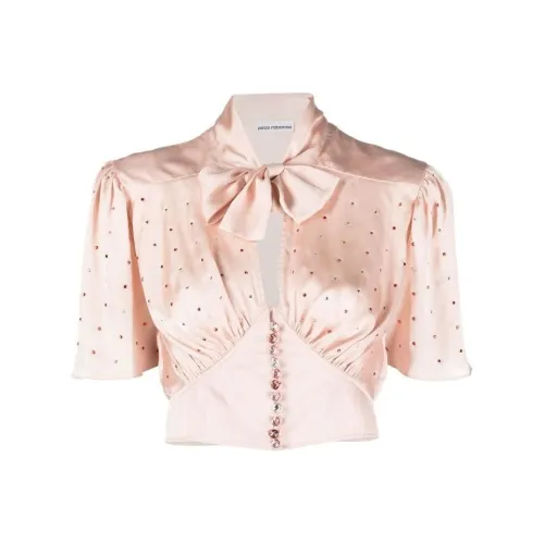 Paco Rabanne Рубашка Женская Розовая