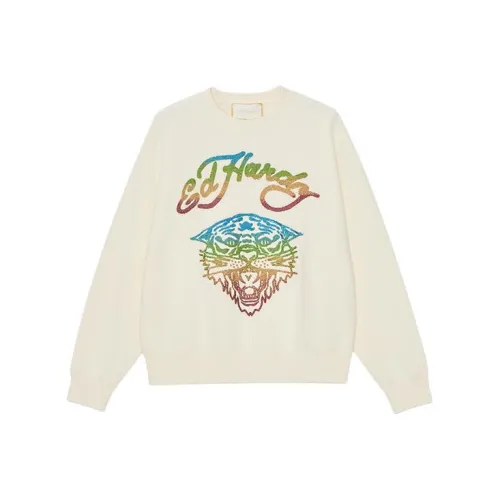 Ed Hardy Слоновая кость Женские Свитшоты