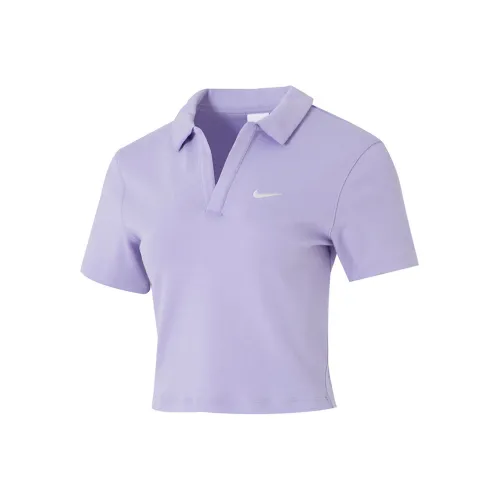 NIKE Sportswear Фиолетовый Женские Поло
