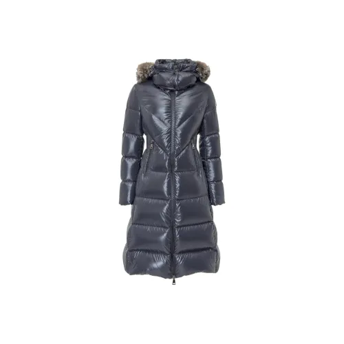 MONCLER Down Jacket Женская Темно-Синяя