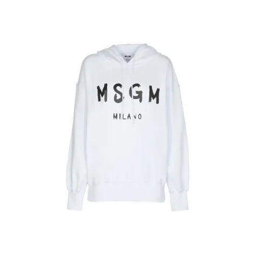 MSGM Белый Женские Свитшоты