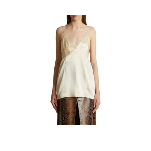 KHAITE Бежевые Женские Камисоли
