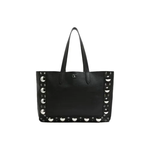 Valentino Телячья кожа Тоут Сумка Сумка для покупок Сумка Сумка через плечо Большая Мужская Черная