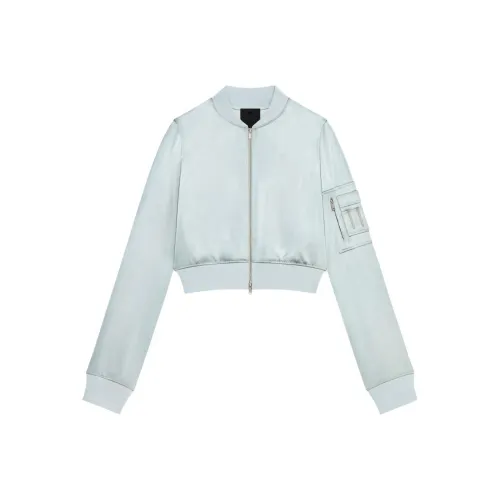 Givenchy Серо-голубые Женские Куртки