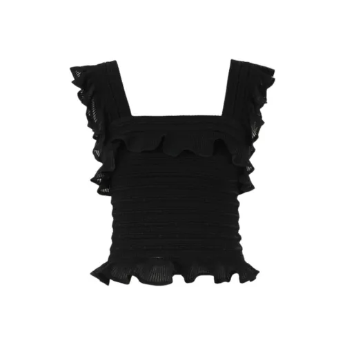 Zimmermann Топ на бретелях Женский Черный