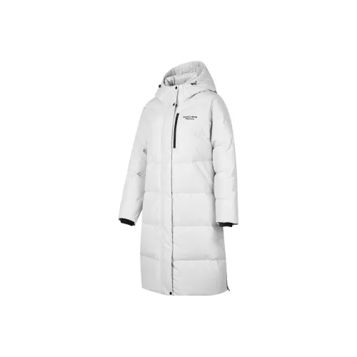 Skechers Пуховик Женский Светло-Серый