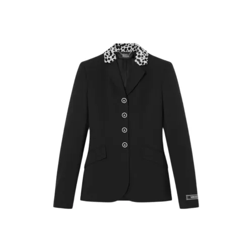 VERSACE Dalmatian FW24 Куртки и Пальто Женские Черный