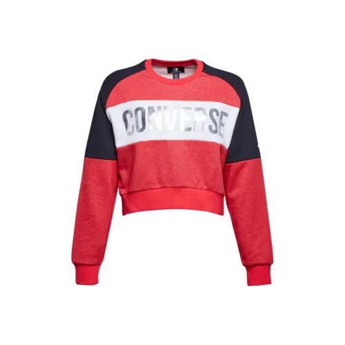 Конверс Свитшот Женский Вишневый Красный