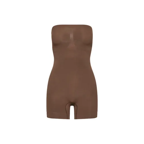 Aritzia ShapeEnhanceTM Без бретелей Комбинезон Женские Какао Бобовый