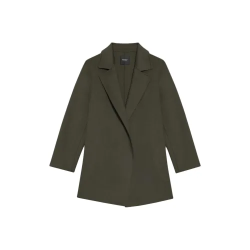 THEORY Куртки Пальто Женские Охотничий зеленый Смешанный цвет