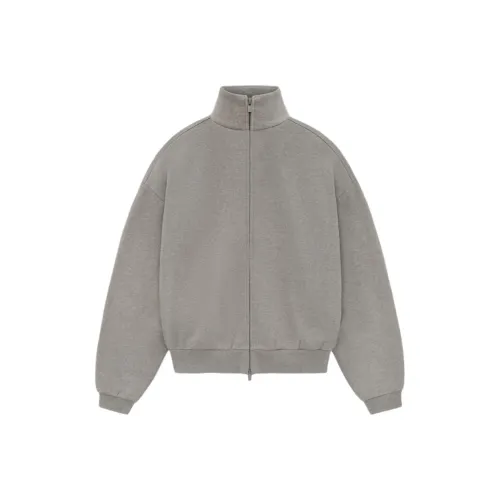 Fear of God ESSENTIALS 2024 Summer Collection SS24 ZIP UP Куртка Heather Куртки Пальто Женские Heather Серый