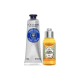 Крем для рук из ореха ши 30 мл + масляный гель для ванны с цитрусовым амброй 75 мл